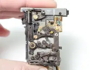 Pentax LX Mirror Box Mechanism Disassembly