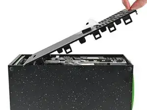 Xbox Series X 2TB Galaxy Black Back Panel Removal