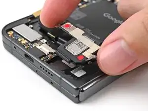 Google Pixel 9 Pro Fold Loudspeaker Removal