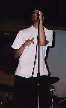 Corey Clark opening a show for Ruben Studdard.