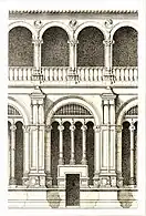 Cloister of the Convento in 1888 by Constantin Uhde.