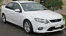 The Australian Ford Falcon incorporates Kinetic design, borrowing heavily from the Mondeo