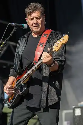 Smith performing with The Hooters in 2022.