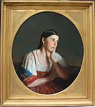 Portrait of a peasant girl(1st half of 19th century)