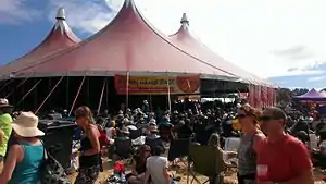 All Time Grate Main Stage at Wickham Festival