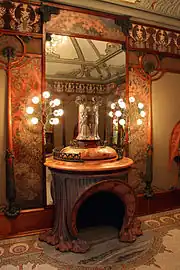 French Art Nouveau - Bijouterie Fouquet, Musée Carnavalet, Paris, by Alphonse Mucha, c. 1900