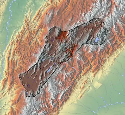 Guavio Formation is located in the Altiplano Cundiboyacense
