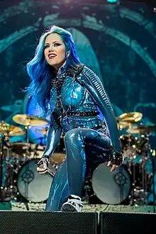 White-Gluz performing in 2023