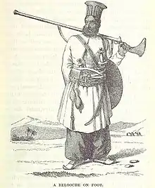 Man in Sindhi traditional Kancha shalwar.