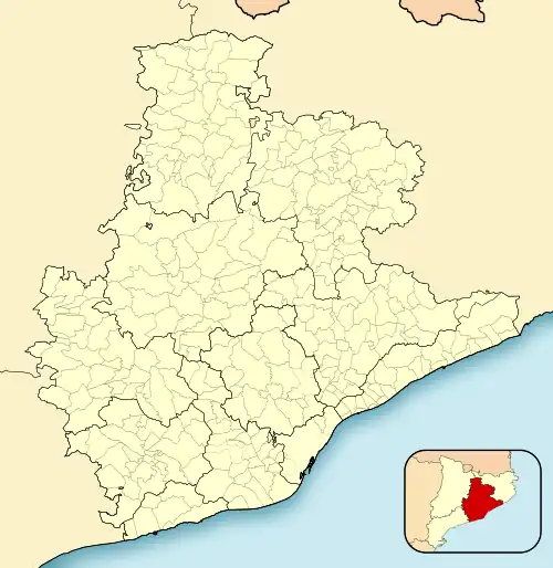 Navàs is located in Province of Barcelona