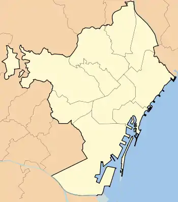 2010–11 Primera Catalana is located in Barcelona districts