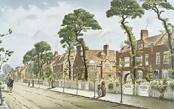 Bath Road, Chiswick looking east, 1882
