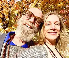 Bhagavan Das with Amulya Maa in October 2020