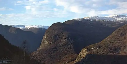 Blåberg seen from Norwegian County Road 53 [no]