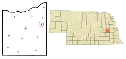 Location of Bruno, Nebraska