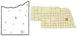 Location of Dwight, Nebraska