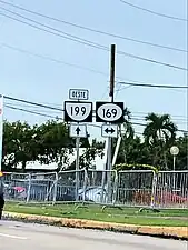 PR-199 west at PR-169 junction near downtown Guaynabo