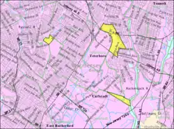 Census Bureau map of South Hackensack, New Jersey