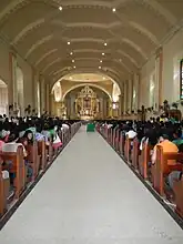 Nave facing the altar