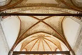 Ceilings of the nave and choir.