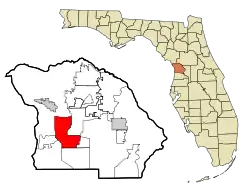 Location in Citrus County and the state of Florida