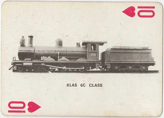 OVGS 6th Class L2 no. 73, CSAR Class 6-L2 no. 349, SAR Class 6C no. 544, with a Type YC tender