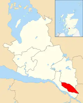 Location of the ward