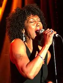 Cynthia Johnson performing in July 2014