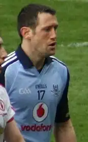 Denis Bastick  was sent off for Dublin.