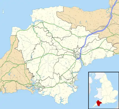 Nether Exe is located in Devon