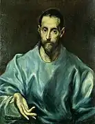 Painting of St James the Greater by El Greco, c. 1600