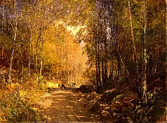 Forest Lane near Schärfling  (Sankt Lorenz, 1890)