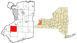 Location in Erie County and New York.