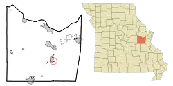 Location of Parkway, Missouri