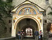 The entrance of the monastery