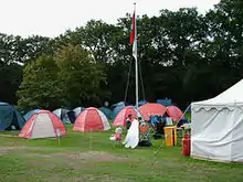 Image 21Scouts camping at the hallowed ground of Scouting, Gilwell Park, England in the summer of 2006