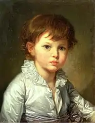 Portrait of Count Stroganov as a Child, 1778