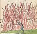 Purgatory, 1419 drawing by unknown artist from Strasbourg