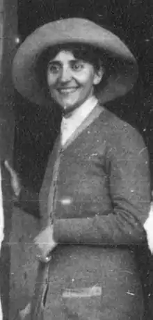 Hélène Vitivilia Leune in Filippiada, Epirus, Greece, December 1912, photograph from the archives of the Actia Nicopolis Foundation, Preveza.