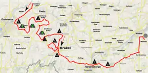 Final 90 km of the race