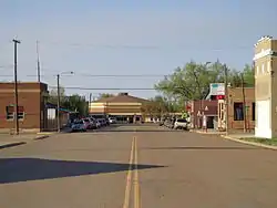 Montana Street looking North from Highway 2
