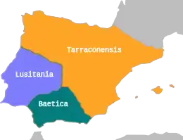 Roman Hispania under Augustus: Tarraconensis, Baetica and Lusitana