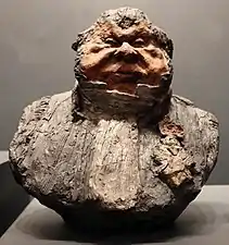 Hippolyte Abraham Dubois: from the series Célébrités du Juste Milieu (1832–35),  painted terracotta Musée d'Orsay, Paris