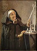 At the church in Poitou (1895), Musée du Louvre