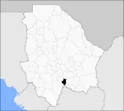 Municipality of Huejotitán in Chihuahua