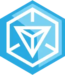Logo of the video game Ingress