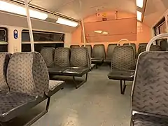 Iinterior, upper deck showing additional seating compared to MI 2N "Altéo" because of the eliminated stairs