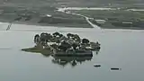 Jag Mandir Palace from above, on Lake Pichola, Udaipur.