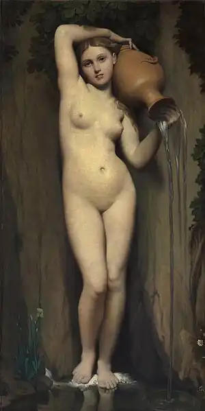 Jean Auguste Dominique Ingres, The Source, 1856