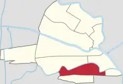 Location of Jiyuan Subdistrict within Hongqiao District